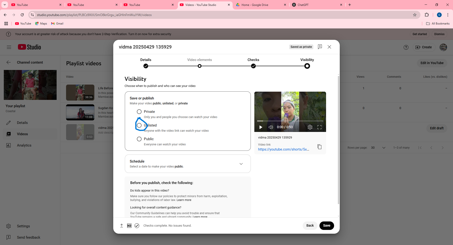 Videos - YouTube Studio - Google Chrome 5_13_2025 4_29_20 PM